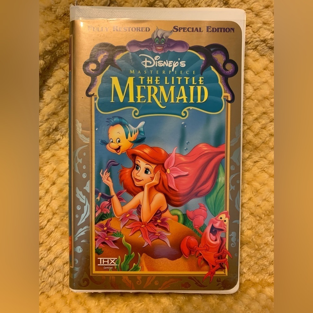 THE LITTLE MERMAID VHS 1998 Original Fully Restored Special Edition Video Tape